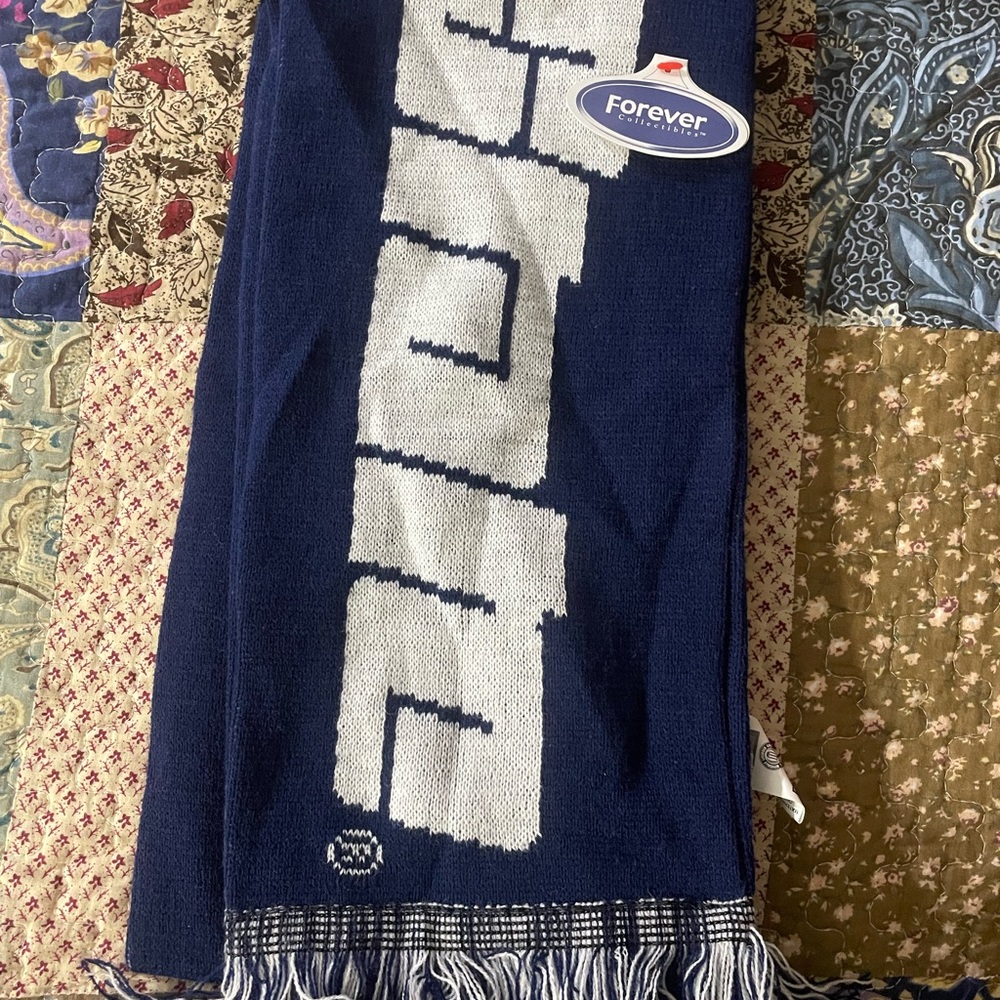 Penn State Forever Collectibles Blue and White Scarf